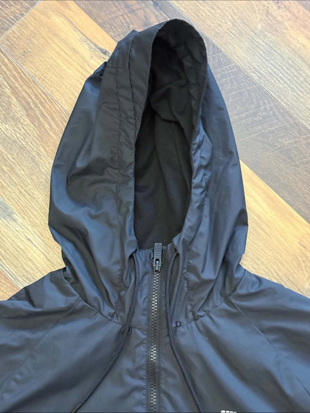 Nike Windrunner Hooded Full Zip Jacket Black Men’s Medium Lightweight
